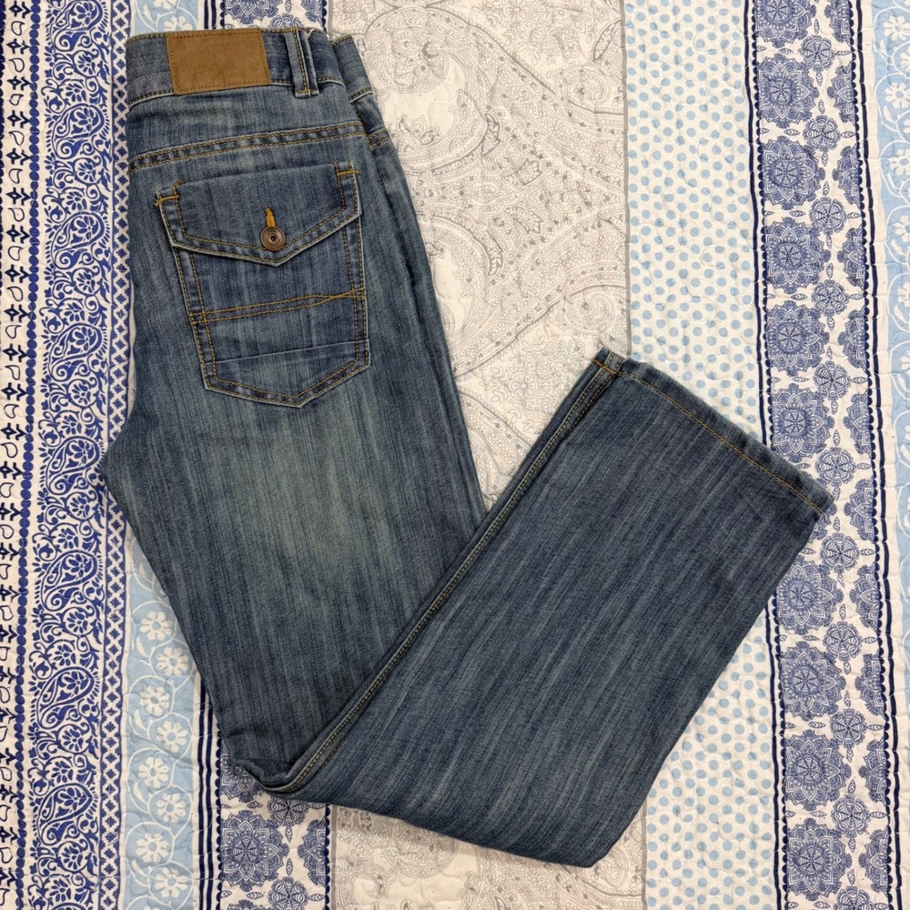 Tommy Hilfiger Boys Straight Leg Denim Jeans Blue Size 14 F1602812